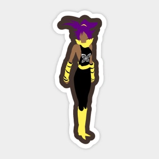 Yoruichi Silhouette Sticker